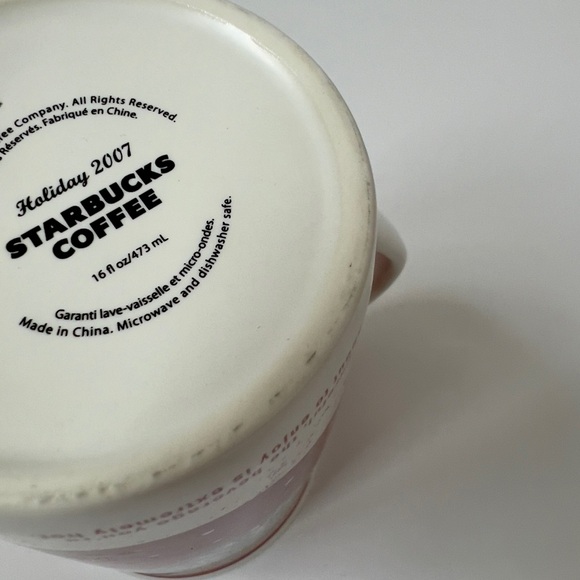 Starbucks 2007 red Holiday Mug - Picture 3 of 3